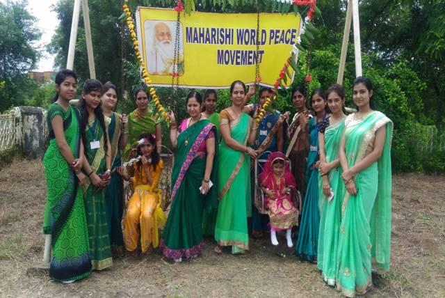 Hariyali Teej Celebration at Maharishi Vidya Mandir Narsinghpur